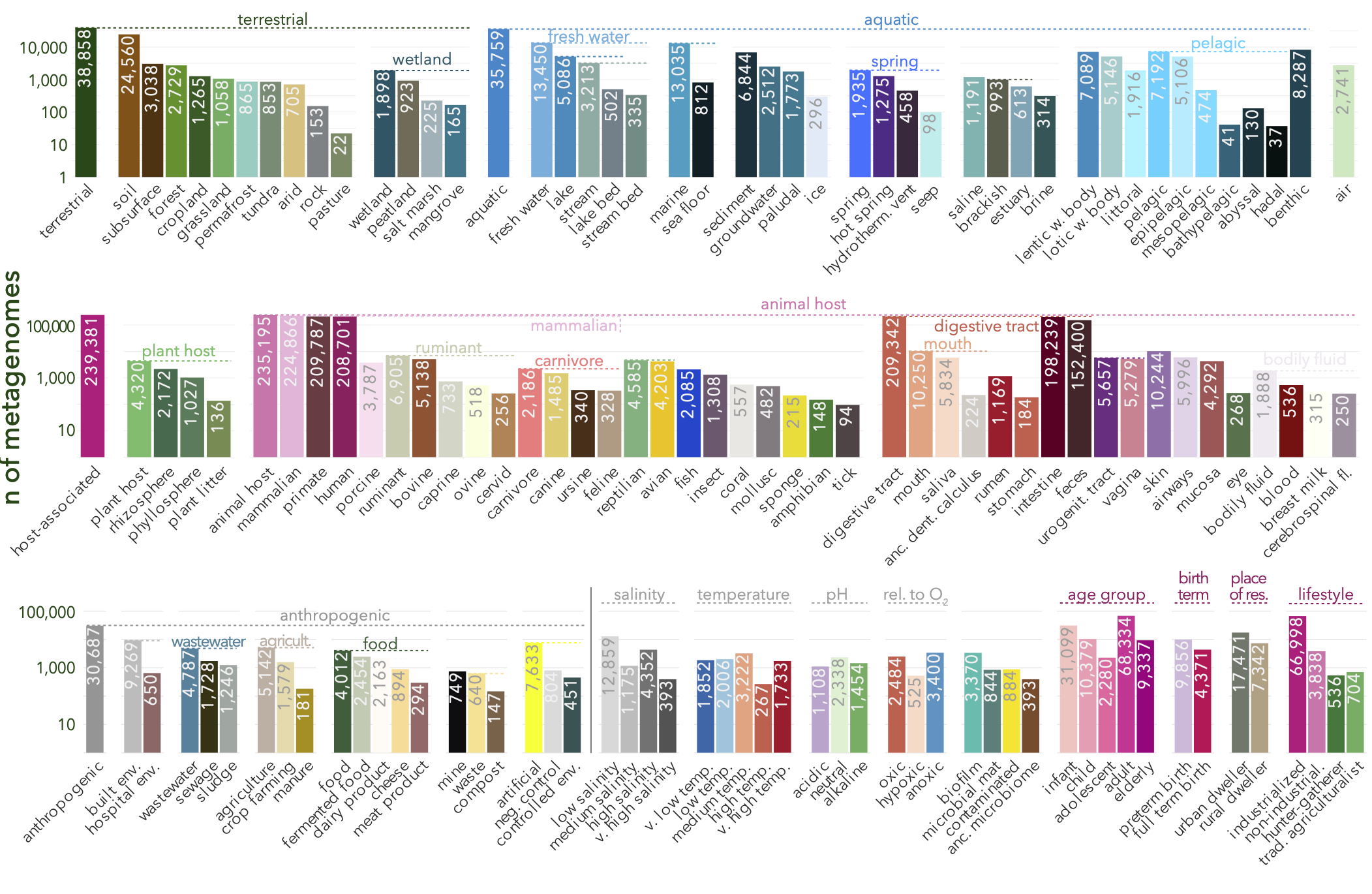 microntology bar plot